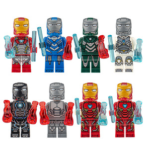Set de <span class=keywords><strong>Bloques</strong></span> de Construcción Serie Hero, <span class=keywords><strong>2</strong></span> Figuras de 4.5cm de Alto, <span class=keywords><strong>Bloques</strong></span> de Construcción Súper Pequeños - Product Image 2