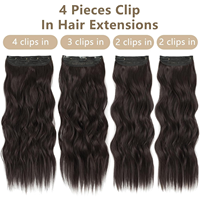Pas cher remy 100% Clip dans l'extension de cheveux humains PU sans couture clip dans l'extension de cheveux pour les femmes blanches pince à griffes extension de queue de cheval