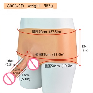 SXXY Women's Wearable <b>Dildo</b> Pants Silicone Sex Les Gay Sexy Underwear Female Penetration Tools - Product Image 2