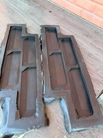Moules en caoutchouc silicone personnalisés pour pierre artificielle, installation rapide de moules décoratifs en pierre artificielle pour murs de bâtiments
