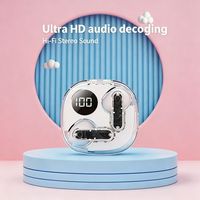 Écouteurs sans fil Ear Space Capsule Mini HIFI avec affichage numérique LED, réduction du bruit, 3 heures d'autonomie, TWS, AAC 5.3
