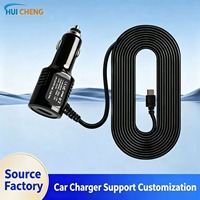 Fuente de Alimentación de Alta Estabilidad para DVR de Coche, 5V 2.5A 3.5M, para Cámara de Coche, Detector de Radar, Adaptador de Corriente Profesional para Vehículos