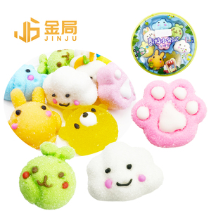Custom Cute Cartoon Multiple Cute Animal Shape <strong>Marshmallow</strong> <strong>Gift</strong> Packing Halal Mixed <strong>Marshmallow</strong> with Shape - Product Image 1