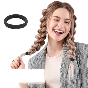 100 pièces <span class=keywords><strong>de</strong></span> bandeaux en nylon pour cheveux, couleurs naturelles, simples, sans couture, haute élasticité, anneaux en caoutchouc pour cheveux, ne blessent pas les cheveux, anneau <span class=keywords><strong>de</strong></span> serviette - Product Image 6