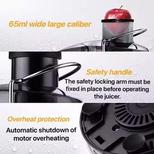 Top bán hàng lớn Miệng trái cây chậm Máy ép trái cây tốc độ kép Máy ép trái cây vắt Máy chậm máy ép trái cây - Product Image 6