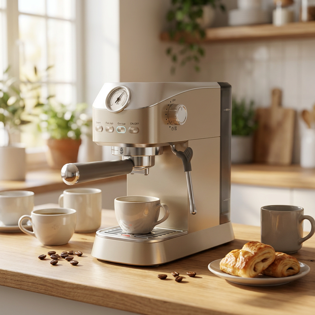 Manufacturers Coffee Machines Espresso Machines Prices Stainless Steel 20 Bar Expresso Coffee Machines with Steam Wand