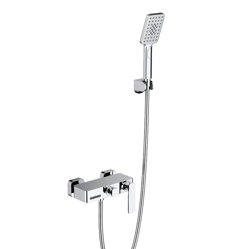 Phổ Biến Trong Tường Vòi Hoa Sen Bath & Vòi Hoa Sen Loại Vòi Và Chrome Bề Mặt Hoàn Thiện Vòi Hoa Sen Mixer