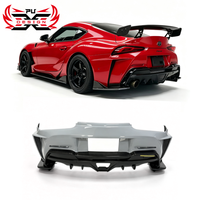 Diffuseur arrière en fibre de carbone sèche style IN, séparateur inférieur de pare-chocs arrière, kit aérodynamique pour Toyota GR Supra A90 A91, lèvre de spoiler arrière sport