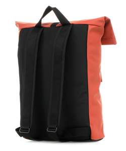 Custom Canvas Water-repellant <b>Backpack</b> <b>Black</b> Durable Casual Daypack Roll Top <b>Backpack</b> - Product Image 5