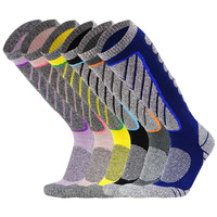 Chaussettes de sport thermiques épaisses d'hiver, chaussettes de ski hautes pour femmes, chaussettes de snowboard