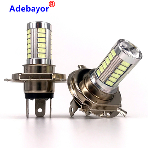 H4 5730 Puce 33 SMD Voiture <span class=keywords><strong>feux</strong></span> <span class=keywords><strong>de</strong></span> <span class=keywords><strong>Croisement</strong></span> Phare Ampoule 12V 700LM Universel H4 Led Lumières - Product Image 1