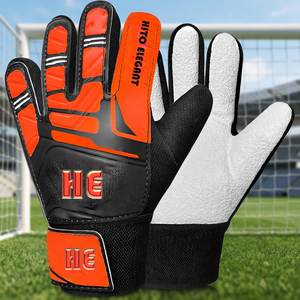 Gants de gardien de but de taille personnalisée gants de gardien de but de football de haute qualité protecteur professionnel de football gants de capture couleur unie - Product Image 2