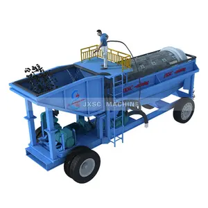 Wide Applied Durable Placer Mobile Gold Trommel zu verkaufen