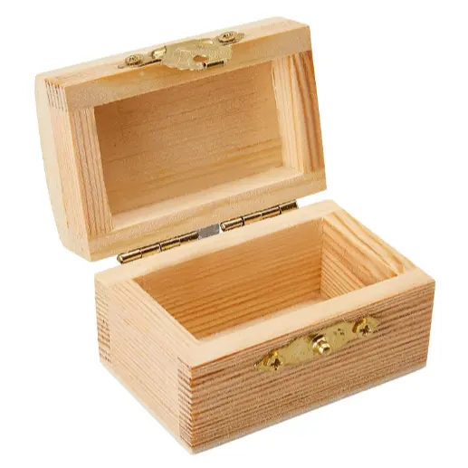 Custom logo Wood Ring Jewellery Box Wooden Jewelry Gift Box