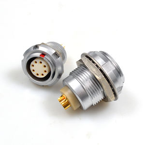 Connettore Circolare Femmina Compatto Serie B, <span class=keywords><strong>13</strong></span> <span class=keywords><strong>Pin</strong></span> Dritti in Metallo, Connettore Rapido Push-Pull per Uso Medico - Product Image 3