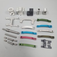 Piezas de Aluminio Mecanizadas por CNC Personalizadas, Conectores de Abrazadera de Aluminio, Soportes de Montaje de Tuberías para Equipos de Automatización