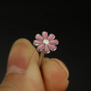 Gaby 14G Full Stainless Steel Tongue Barbell Body <span class=keywords><strong>Piercing</strong></span> Jewelry Heart Bunny Cat Skull Flower Design Wedding Gift Mind - Product Image 3