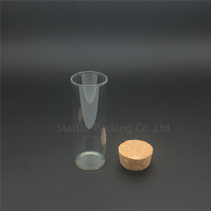 40ml clear Glass Tube With <strong>Cork</strong> Stopper Clasp <strong>Cork</strong> <strong>Bottle</strong> 30*80mm test Tube - Product Image 4