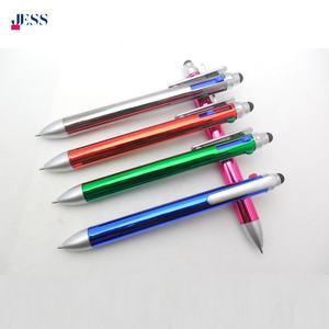 Promotional Multifunction Sports Ballpoint <b>Pen</b> 4-Color <b>Screen</b> <b>Touch</b> <b>for</b> Stylus with 1.0mm Writing Width Customizable Logo - Product Image 3