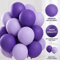 100 ballons en latex mat biodégradable, épais, haute élasticité, ronds, gonflables, pour mariage, anniversaire, festival, décoration de fête