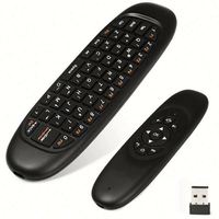 Miniteclado air C120 Original para android tv box, 2,4g, mando a distancia universal, ratón aéreo vs i8, Teclado Remoto MX3