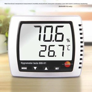 Testo 608-H1 Moniteur de Climat Intérieur Double Utilisation (Bureau et Mur) avec Affichage Minimale, Calcul du Point de Rosée et Grand Écran LCD - Product Image 2