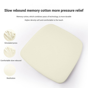 Cojín <span class=keywords><strong>de</strong></span> coche <span class=keywords><strong>de</strong></span> rebote lento redondo <span class=keywords><strong>de</strong></span> oficina cuadrado precio al por mayor almohada <span class=keywords><strong>de</strong></span> algodón con memoria para mujer embarazada - Product Image 4