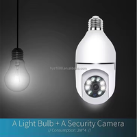 Kamera Bohlam Lampu Pintar FTYcampro E27 Termurah, Pelacakan Otomatis Dalam Ruangan, Full HD, IP Smart WiFi, Kamera Keamanan Bohlam Lampu