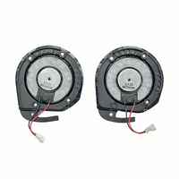 37MM 60 Ohm 0,5 W Cono de rango completo Bocina en miniatura con altavoz de carcasa de plástico