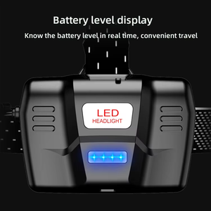 مصباح أمامي <span class=keywords><strong>LED</strong></span> قابل لإعادة الشحن عالي القدرة مع تركيز قابل للتعديل وتصنيف IP65 للتعدين والتخييم والإضاءة الخارجية الاحترافية - Product Image 6