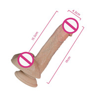 REALING - Juguete de Masturbación Femenina con Control Remoto Inalámbrico, Dildo Telescópico Giratorio Grande con Venas Azules
