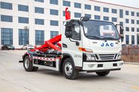 Camion à benne basculante JAC Junling avec bras de levage amovible pour une collecte facile des déchets