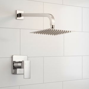 Systèmes <span class=keywords><strong>de</strong></span> robinets <span class=keywords><strong>de</strong></span> douche à poignée unique, Kit <span class=keywords><strong>de</strong></span> garniture <span class=keywords><strong>de</strong></span> douche murale <span class=keywords><strong>de</strong></span> 8 pouces avec pomme <span class=keywords><strong>de</strong></span> douche (Valve <span class=keywords><strong>de</strong></span> douche incluse) - Product Image 4