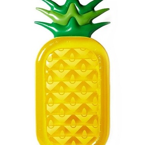Bouée gonflable ananas de 180 cm pour piscine, jouet aquatique et divertissement flottant - Product Image 1