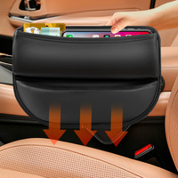 Offre Spéciale PU cuir siège de voiture Gap organisateur Console crevasse remplissage côté boîte de rangement intérieur voiture poche de rangement