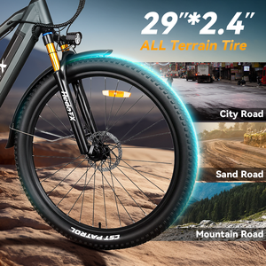 จักรยานเสือภูเขาไฟฟ้าแบบ full suspension ขนาด 29 นิ้ว จากคลังสินค้า EU - Product Image 4