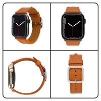 Bracelet ultra en cuir véritable intelligent personnalisé 49mm pour bracelet de montre Apple pour Iwatch Series 6 5 4