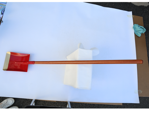 <span class=keywords><strong>Pelle</strong></span> carrée antidéflagrante fiable en bronze au béryllium et en bronze d'aluminium avec long manche en bois - Product Image 4