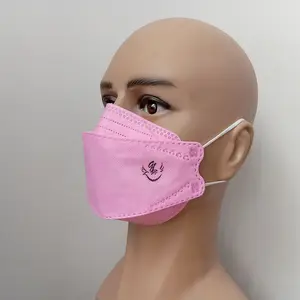 Kf94 Masker 3d warna-warni korea masker wajah pelindung bentuk ikan kf94 harga pabrik pengiriman cepat masker wajah dewasa 10 Pak OEM