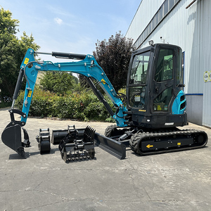 LIVRAISON GRATUITE Mini-excavatrice 3,5 tonnes certifiée EPA/CE pour moteur, garantie 1 an, type chenille, haute efficacité - Product Image 4