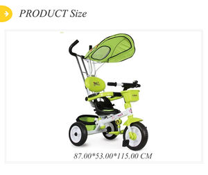 Triciclo per Bambini con Parasole da 2 a 4 Anni Certificato EN71 in Plastica Vendita all'Ingrosso - Product Image 5