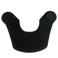 Collier châle professionnel en Silicone imperméable pour Salon de coiffure et teinture des cheveux