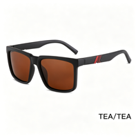 Lunettes de soleil polarisées LF-8528 pour hommes et femmes, monture en PC, anti-lumière bleue, protection UV, lunettes de soleil carrées