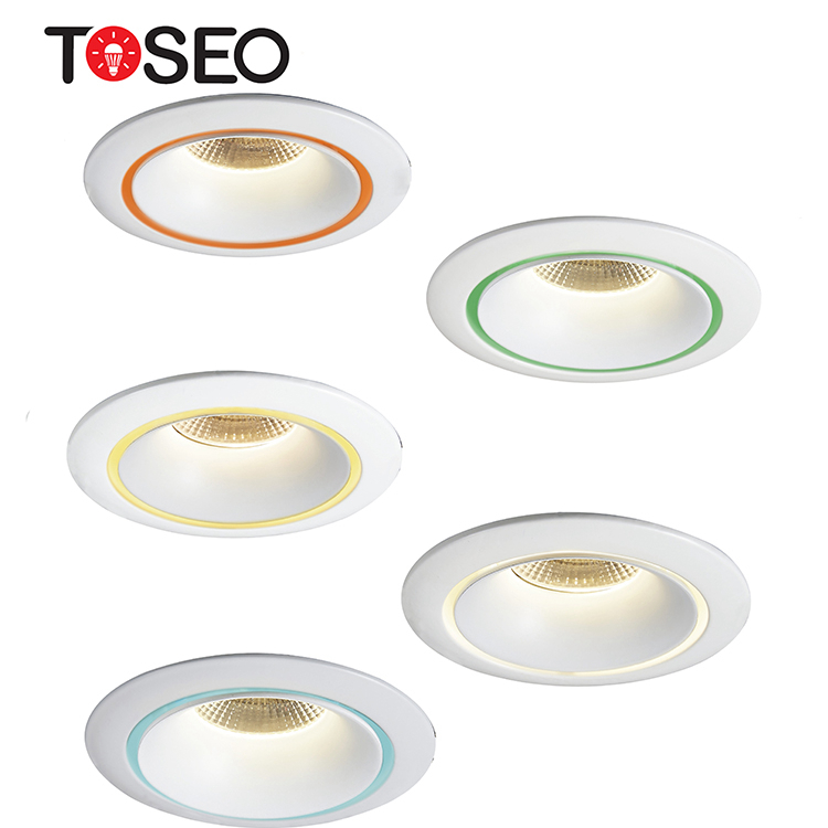 75mm Cut Out Recessed LED Downlights 11 Wattage Adjustable 6000k