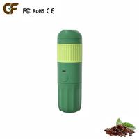 Cafetière portable semi-automatique à piles pour le camping, l'hôtel et la voiture, en acier inoxydable, pression de 20 bars