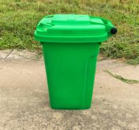 Conteneur à ordures en plastique de haute qualité épaissir plus grande taille poubelle de recyclage extérieure poubelle avec couvercle et roue