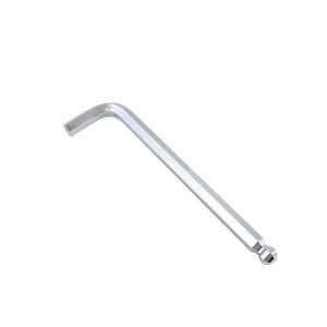 Jeu de clés hexagonales en acier au chrome-vanadium industriel, métriques 1,5 mm, finition mate, en forme de L, tête sphérique allongée - Product Image 3