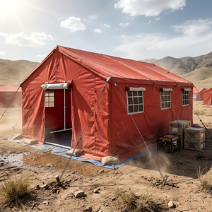 Tente de secours tubulaire en fer BC pour quatre saisons, durable, imperméable, en tissu Oxford, pour évacuation d'urgence, vente en gros FR - Product Image 1