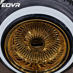 EVOR Maßgefertigte Luxus-Klassiker 72/100 Knock-Off Drahtspeichenräder Verchromte Tiefbettfelgen 13 14 15 <span class=keywords><strong>16</strong></span> Zoll Drahtfelgen für Chevy Impala - Product Image 6