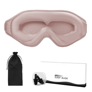 3D-Kontur-Schlafmaske Einstellbare Memory Foam-Augen maske 100% Blackout-Augenbinde für Druck komfort ohne Druck - Product Image 2